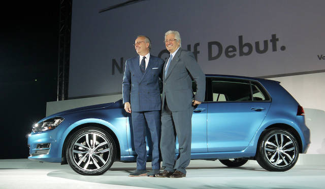 ワルター デ シルヴァ（左）とジョルジェット ジウジアーロ（右）