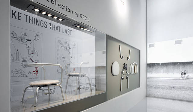 <strong>青木昭夫がリポートする「2013年サローネビューイング」</strong>　コンスタンチン・グルチッチによる「EMECO」の新作チェアPARRISH。製作するときの安全性と合理性を重要視し、なるべくひとの手が入らなくていいように設計された