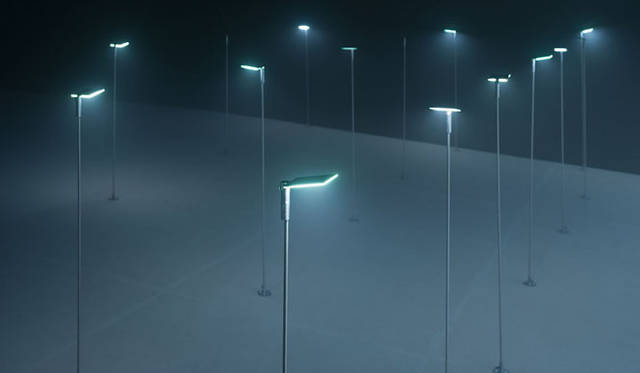 <strong>青木昭夫がリポートする「2013年サローネビューイング」</strong>　「Kaneka（カネカ）」野に咲く花のように植えられた有機EL照明