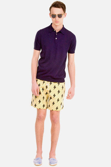 <strong>BEAUTY&YOUTH UNITED ARROWS</strong>　「Web LOOK BOOK “LOOKS” 2013 SUMMER」　ポロシャツ1万1550円、ショーツ1万1340円、サングラス1万6800円、靴2940円