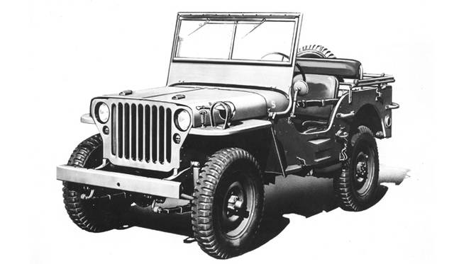 ジープの元祖は、1940年にアメリカ陸軍の要請で開発がはじまり1941年に実戦投入されたアメリカン・バンタム社の設計になるジープ。生産、および改良は、ウィリス、フォードでもおこなわれ、ウィリス社はウィリスMA、フォード社はフォードGPを生産。写真はそのウィリスMAの改良型ウィリスMB。本文中で言及されるフォードGPWも、このウィリスMBと基本的にはおなじクルマである