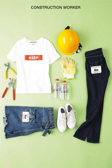 <strong>MUVEIL｜ミュベール</strong>　伊勢丹新宿店本館2階、東京クローゼット「MUVEIL WORK」　2013-14年秋冬コレクション「CONSTRUCTIONWORKER」（5月末展開予定）