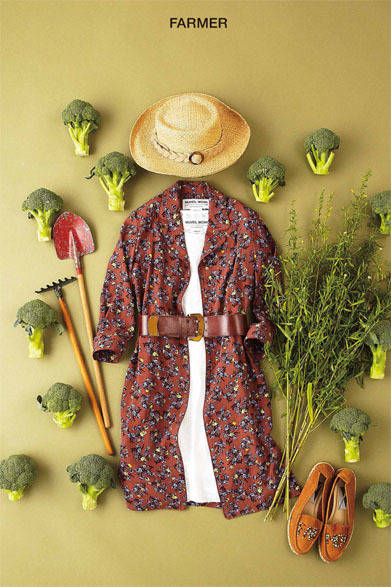 <strong>MUVEIL｜ミュベール</strong>　伊勢丹新宿店本館2階、東京クローゼット「MUVEIL WORK」　2013-14年秋冬コレクション「FARMER」（6月末展開予定）