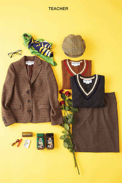 <strong>MUVEIL｜ミュベール</strong>　伊勢丹新宿店本館2階、東京クローゼット「MUVEIL WORK」　2013-14年秋冬コレクション「TEACHER」（8月末展開予定）