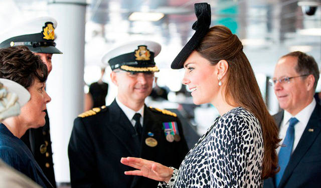 ケンブリッジ公爵夫人キャサリン妃殿下　Photograph courtesy of Princess Cruises