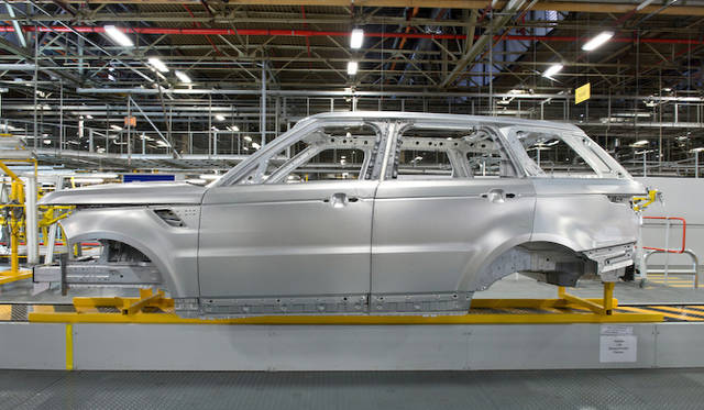 レンジローバーにつづいて、オールアルミニウムのボディを獲得したレンジローバー スポーツ