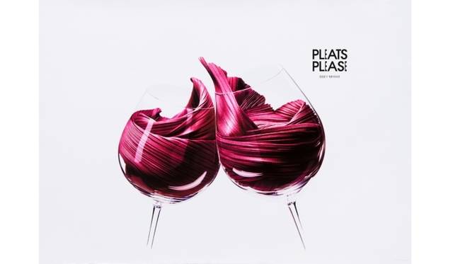 <strong>ART｜銀座の2会場で『2013 ADC展』を開催</strong>　イッセイ ミヤケ「PLEATS PLEASE ISSEY MIYAKE Happy Anniversary」のポスター