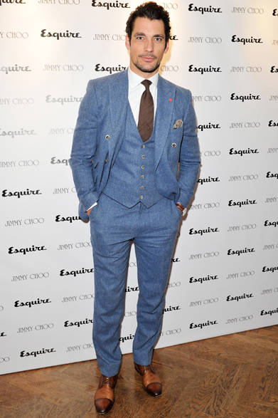 モデルのデビッド・ギャンディ