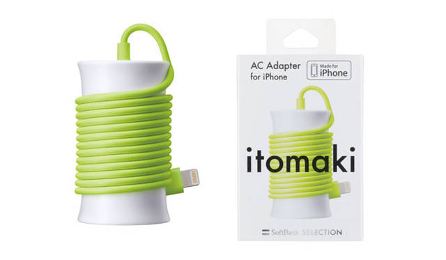 <strong>SoftBank｜ソフトバンク</strong>　「SoftBank SELECTION」Lightningコネクタ対応ACアダプタ「itomaki ACアダプタ for iPhone」　