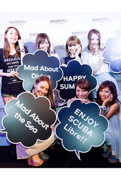 磯部さん、安岡さん、森下さん、梅野さん、青山さん、杉下さん、李さん（読者モデル ）