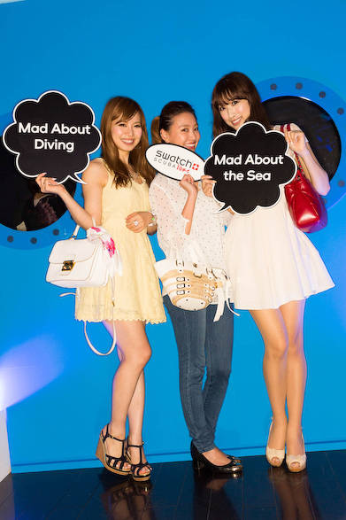 越馬千春さん、山下美咲さん、永瀬今日子さん（読者モデル ）