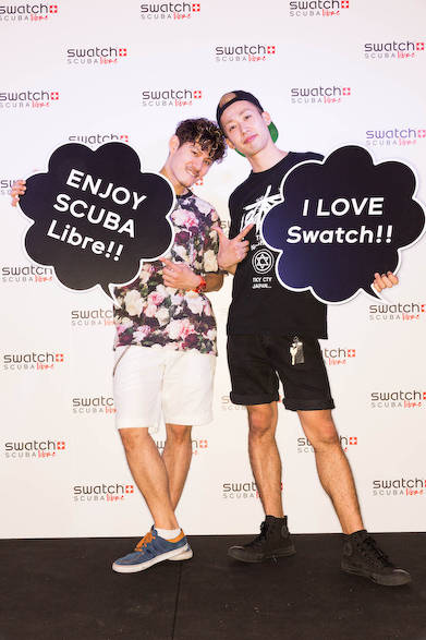 ハシモトアキヒコさん、タナカトヨタカさん（ダンサー）