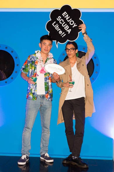 DETTOさん（左）、KOUSUKE ADAMさん（DJ）