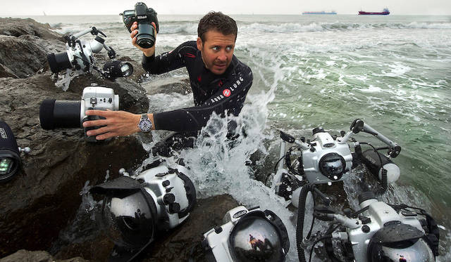 展覧会では写真のほかにも、海洋調査で撮影された2本のショートフィルムも上映される