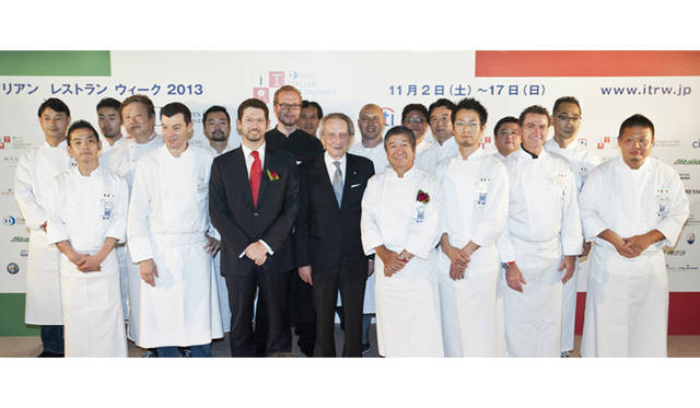 ベテランから若手まで日本のイタリア料理界を牽引する気鋭のシェフたちが集結