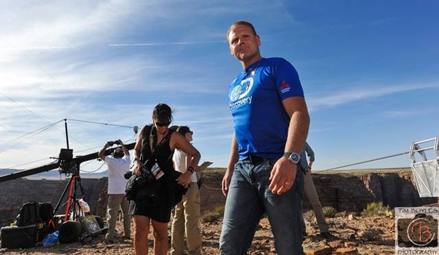 <strong>JEANRICHARD｜アンバサダーのニック・ワレンダが綱渡りでのグランドキャニオン横断に成功</strong>　© Tim Boyles Photography, All rights reserved