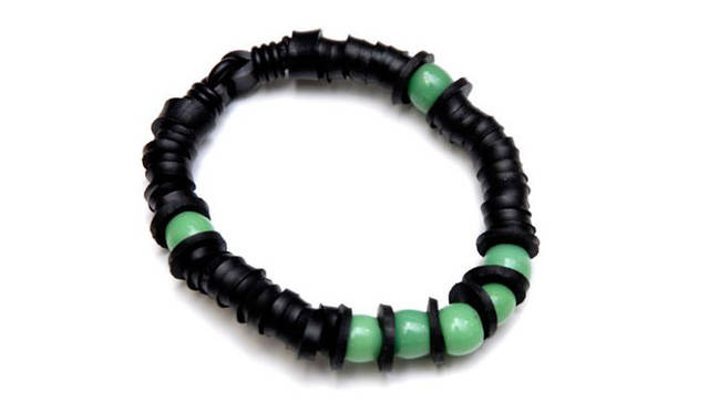 <strong>MONKEYBIZ south africa｜モンキービズ サウス アフリカ</strong>　「RUBBER&BEADS BRACELET（27×17cm）」1365円