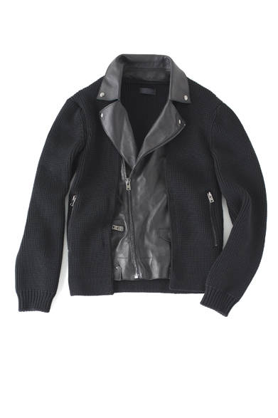 <strong>HANKYU MEN’S TOKYO<br /><br /> 2013-14 AUTUMN & WINTER COLLECTION<br /><br />  THEME｜FRENETIC<br />BRAND｜CoSTUME NATIONAL</strong> <br /> <br />  阪急先行発売。ニットジャケット16万1700円（コスチューム ナショナル／阪急メンズ東京2階）