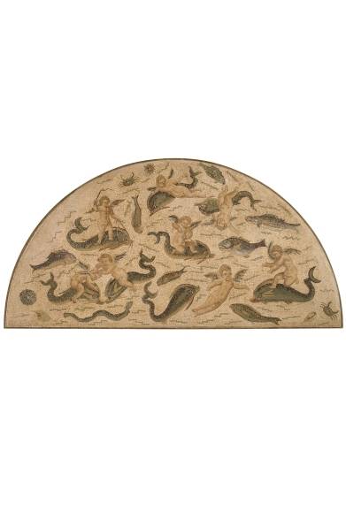 <strong>ART｜東京都美術館で『ルーヴル美術館展-地中海 四千年のものがたり-』</strong><br /><br />＜モザイク：イルカと戯れるアモル＞ 250年頃© RMN-Grand Palais (musée du Louvre) / Christian Jean / Jean Schormans /distributed by AMF