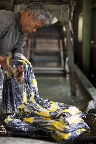 <strong> FRED PERRY｜フレッドペリー</strong>　フレッドペリー×高橋理子コラボレーション「TAKAHASHI HIROKO for FRED PERRY」　洗い