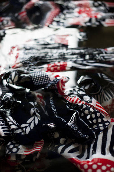 <strong> FRED PERRY｜フレッドペリー</strong>　フレッドペリー×高橋理子コラボレーション「TAKAHASHI HIROKO for FRED PERRY」　洗い