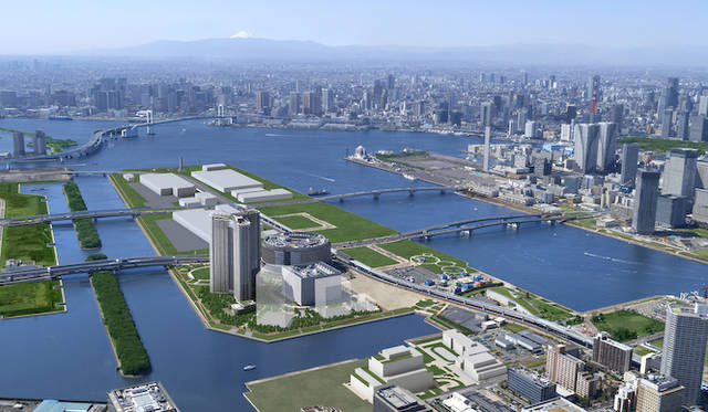 計画敷地内の緑地空間「万緑の杜」