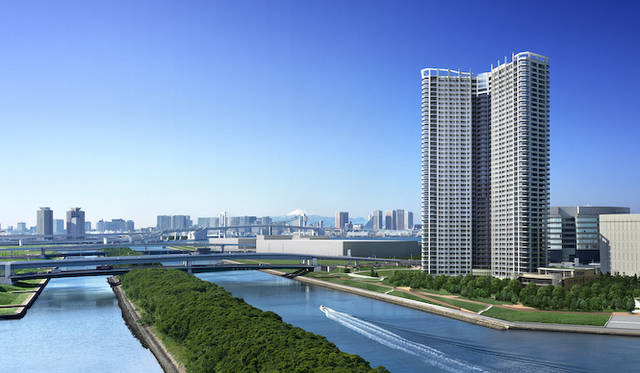 計画敷地内の緑地空間「万緑の杜」