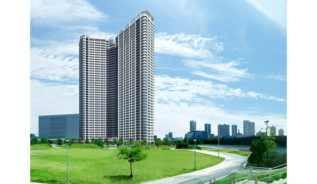 計画敷地内の緑地空間「万緑の杜」