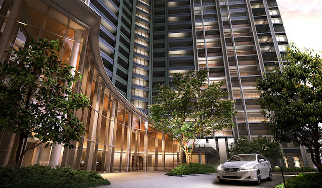 計画敷地内の緑地空間「万緑の杜」