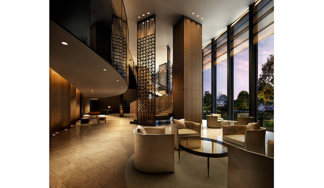 計画敷地内の緑地空間「万緑の杜」