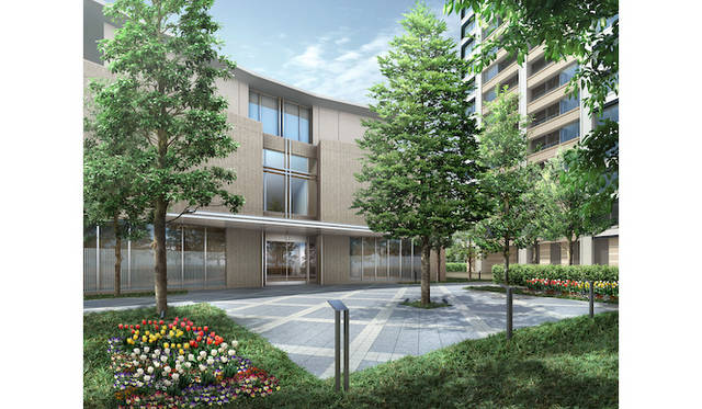 計画敷地内の緑地空間「万緑の杜」