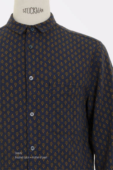 <strong>MONSIEUR LACENAIRE｜ムッシュー・ラスネール</strong>　2013-14年秋冬コレクション　「ALBERT & ROMAIN」HIGH COLLAR SHIRT