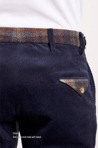 <strong>MONSIEUR LACENAIRE｜ムッシュー・ラスネール</strong>　2013-14年秋冬コレクション　「MARC」CORDUROY STRAIGHT LEG TROUSERS