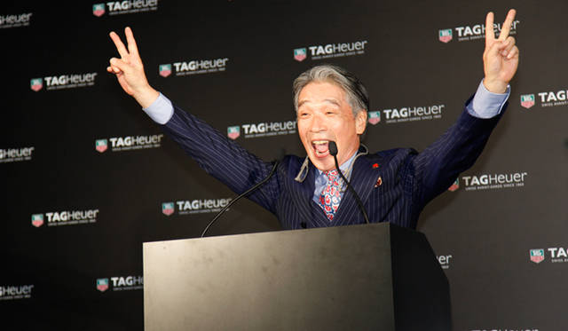 プレゼンターのひとりとして登壇した堺正章氏は、5月にイタリアで開催された「ミッレ・ミリア」に参加。422台中、過去最高の57位で完走。今回の授賞式にあわせ、歓びの報告をおこなった