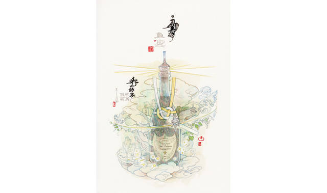 呑縁良圖（2013）<br />紙に鉛筆、水彩<br />40.5×28.5cm<br />© YAMAGUCHI Akira, Courtesy Mizuma Art Gallery