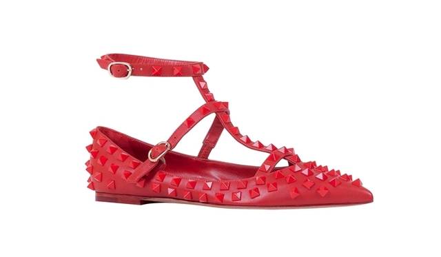 <strong>VALENTINO｜新作ロックスタッズ「ルージュ」が店舗限定発売</strong>　シューズ[ヒール0.5cm] 10万9200円