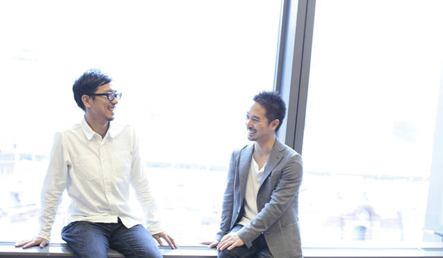 丸の内朝大学 企画担当の宇田川裕喜氏（写真左）、モア・トゥリーズ事務局長の水谷伸吉氏