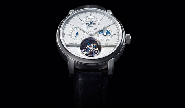 「マスター・グランド・トラディション・トゥールビヨン・シリンダー・パーペチュアルカレンダー・ジュビリー」　エクストラホワイトPTケース、1585万5000円、今夏発売予定