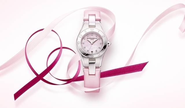 <strong>BAUME & MERCIER｜東日本大震災のサポートとしてジョイセフへ寄付金</strong>　リネア日本限定モデル　27万3000円