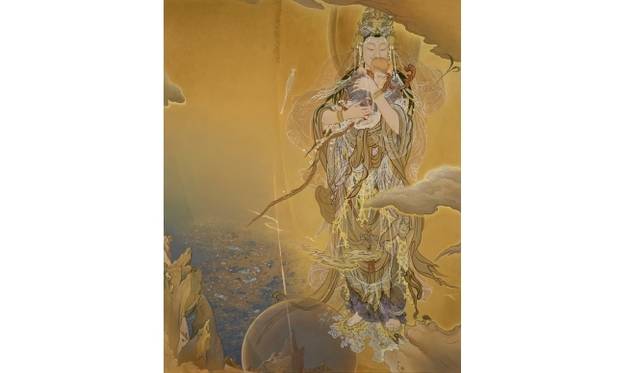 <strong>ART｜東京都美術館で『福田美蘭展』</strong>　《秋―悲母観音》 2012 年 作家蔵