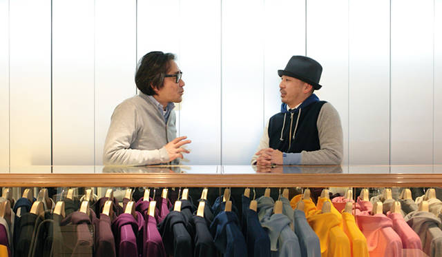 <br />　LOOPWHEELER CEO Satoshi Suzuki and director of RUMOS, Hiroyuki Matsumoto