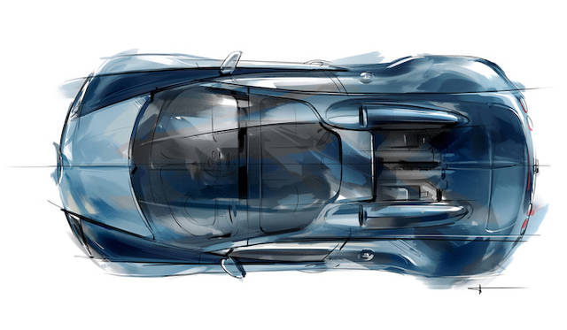 今回のモチーフとなった、57Gタンクのデザインスケッチ