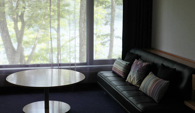 全室、野尻湖を臨むレイクビュー