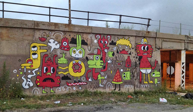 <strong>マシュー・ワォルドマン Vol.33</strong>　アーティスト、Jon Burgerman（ジョン・バーガーマン）作品