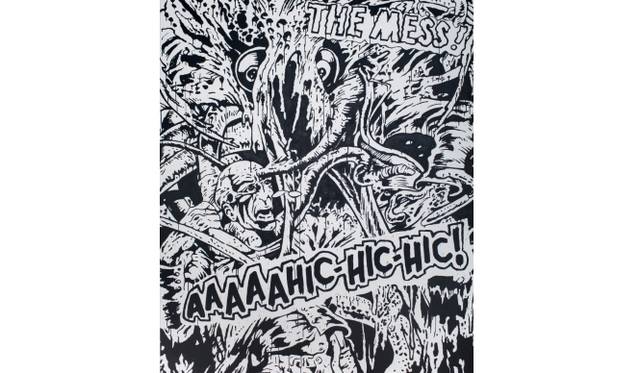 <strong>ART│ガーダー・アイダ・アイナーソン展『I Am The Only Free Man On This Train』</strong>　Gardar Eide EinarssonThe Mess (2010)Acrylic on canvas220 x 183 cm (86.6 x 72.0 in.)© Gardar Eide Einarsson Courtesy of the artist