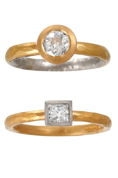 日本ではバーニーズ　ニューヨークのみでの取り扱いとなる人気のMALCOLM BETTS（マルコム ベッツ）最新作が登場。リング上から 78万7500円、47万2500円