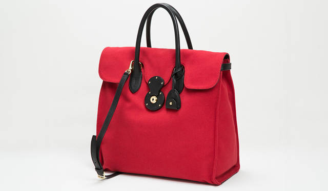 ディープレッド キャンバス リッキー[H35×W38×D17cm] 6万9300円