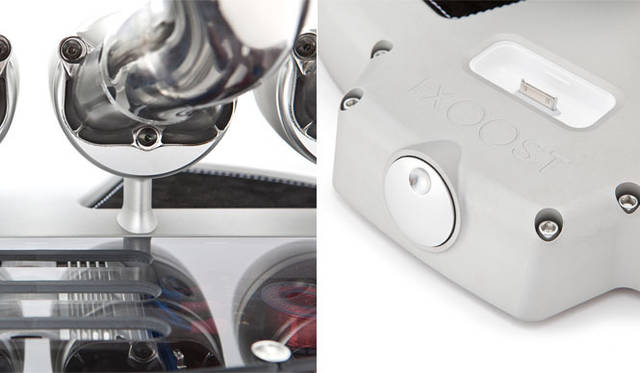 <strong>RESTIR DIGITAL｜リステア デジタル</strong>　 iPhone/iPod専用サウンドシステム「ixoost（エキゾースト）」