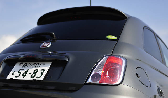 ルーフスポイラーがついたテールも500Sの特徴