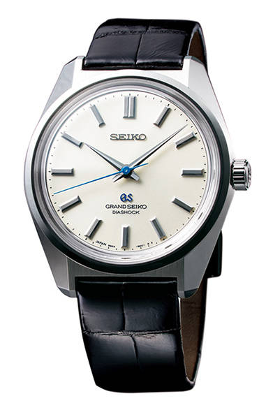 グランドセイコー ヒストリカルコレクション「44GS」限定モデル（復刻デザイン・手巻）<br />18KWGケースモデル、168万円、世界限定70本